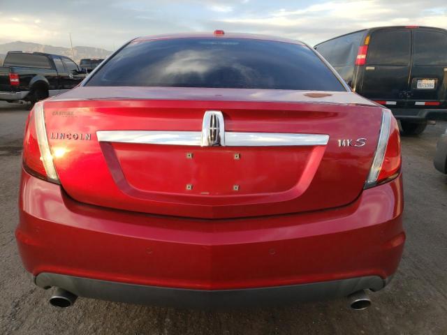 1LNHL9DR9CG805283 - 2012 LINCOLN MKS BURGUNDY photo 6