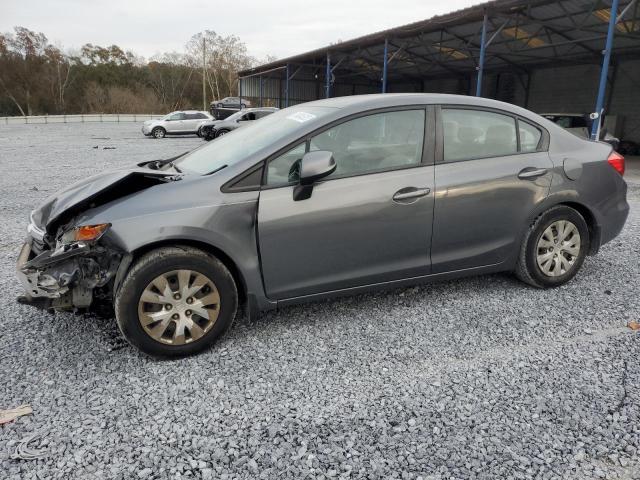 19XFB2F58CE099987 - 2012 HONDA CIVIC LX GRAY photo 1