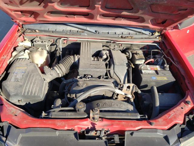 1GTDT196248155291 - 2004 GMC CANYON RED photo 11