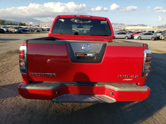 1N6AD0EV7AC408991 - 2010 NISSAN FRONTIER CREW CAB SE RED photo 6