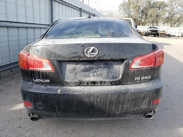 JTHBK262895094358 - 2009 LEXUS IS 250 BLACK photo 6