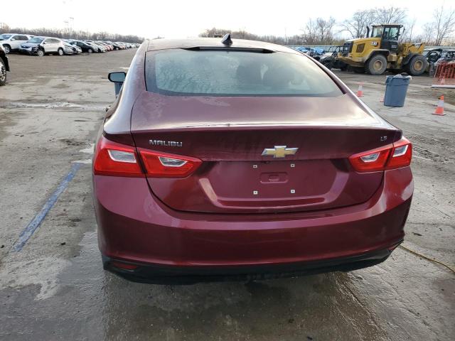 1G1ZB5STXGF316995 - 2016 CHEVROLET MALIBU LS MAROON photo 6