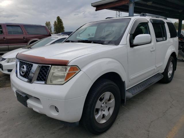 5N1AR18W06C611755 - 2006 NISSAN PATHFINDER LE WHITE photo 1