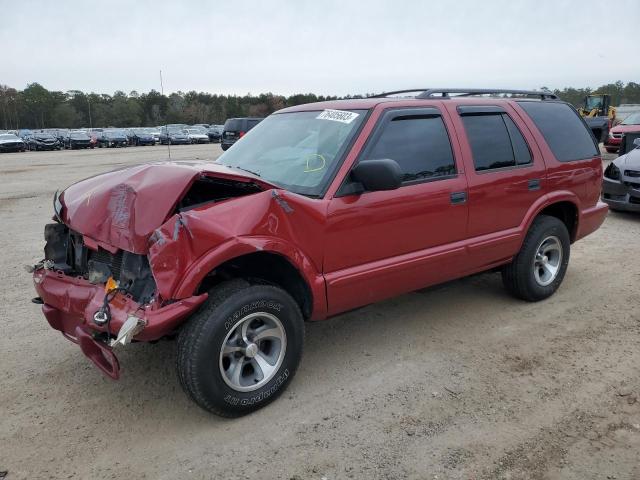 1GNCS13W92K106104 - 2002 CHEVROLET BLAZER RED photo 1