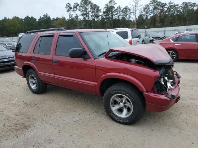 1GNCS13W92K106104 - 2002 CHEVROLET BLAZER RED photo 4