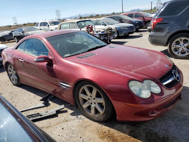 WDBSK75F94F071014 - 2004 MERCEDES-BENZ SL 500 RED photo 4