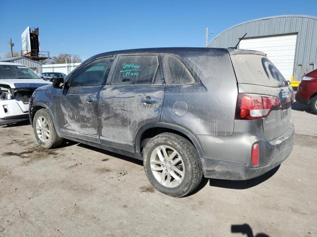 5XYKT3A64FG554746 - 2015 KIA SORENTO LX GRAY photo 2