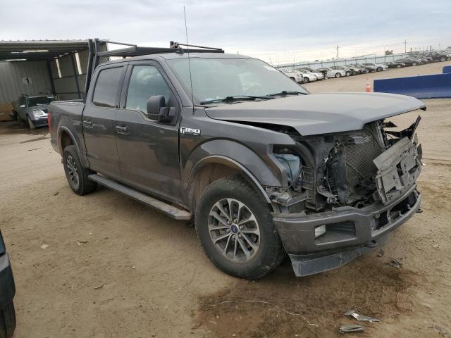 1FTEW1EP5KKF27992 - 2019 FORD F150 SUPERCREW GRAY photo 4