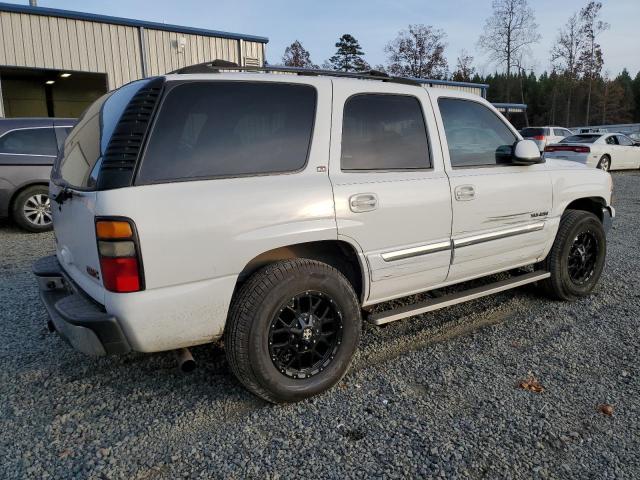 1GKEC13V12R226402 - 2002 GMC YUKON WHITE photo 3