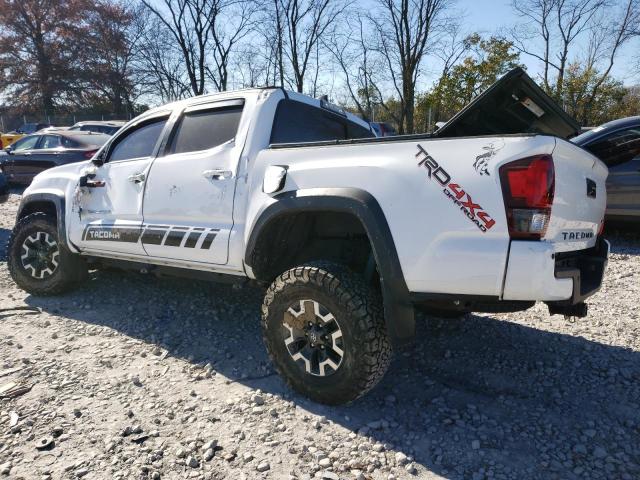 3TMCZ5AN6KM225890 - 2019 TOYOTA TACOMA DOUBLE CAB WHITE photo 2