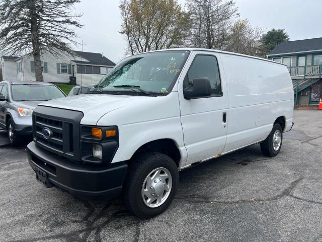 1FTNE1EWXADA43829 - 2010 FORD ECONOLINE E150 VAN WHITE photo 2