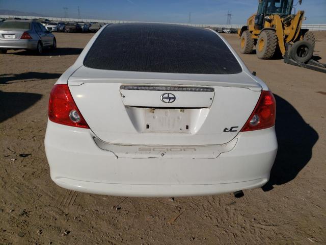 JTKDE177050041577 - 2005 TOYOTA SCION TC WHITE photo 6