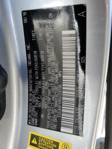 5TDJKRFH9GS328766 - 2016 TOYOTA HIGHLANDER XLE SILVER photo 14