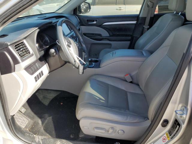 5TDJKRFH9GS328766 - 2016 TOYOTA HIGHLANDER XLE SILVER photo 7
