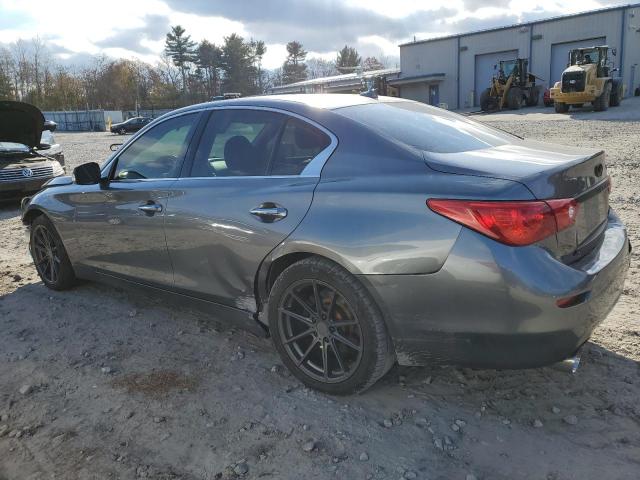 JN1BV7AR4EM690368 - 2014 INFINITI Q50 BASE GRAY photo 2