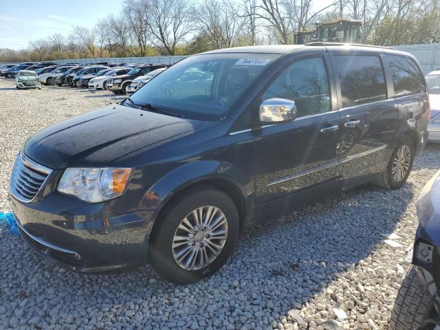 2C4RC1CG1DR614709 - 2013 CHRYSLER TOWN & COU TOURING L BLACK photo 1
