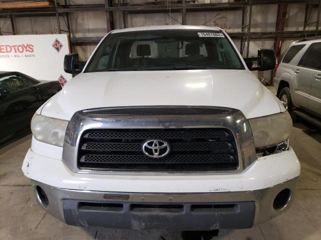 5TFCV54188X007389 - 2008 TOYOTA TUNDRA DOUBLE CAB WHITE photo 5