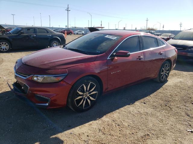 1G1ZD5ST1JF255277 - 2018 CHEVROLET MALIBU LT RED photo 1