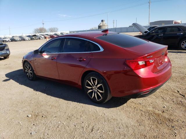 1G1ZD5ST1JF255277 - 2018 CHEVROLET MALIBU LT RED photo 2