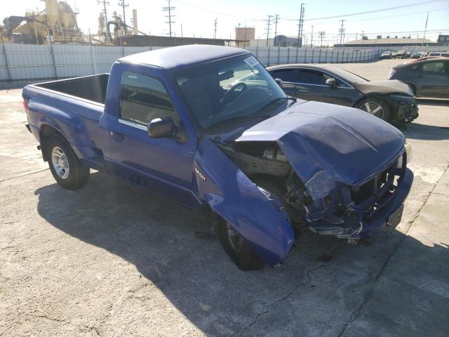 1FTYR10U44PB24822 - 2004 FORD RANGER BLUE photo 4