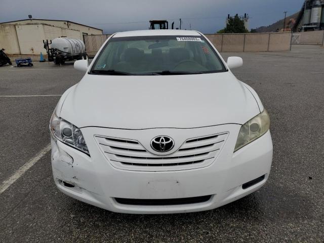 4T1BE46K47U687511 - 2007 TOYOTA CAMRY CE WHITE photo 5