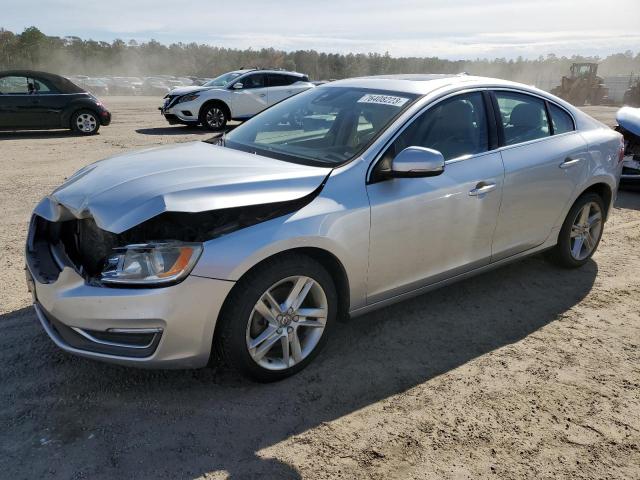 YV126MFK9F1360033 - 2015 VOLVO S60 PREMIER SILVER photo 1