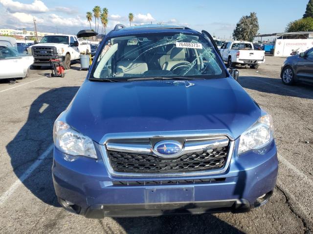 JF2SJARC3FH518219 - 2015 SUBARU FORESTER 2.5I LIMITED BLUE photo 5