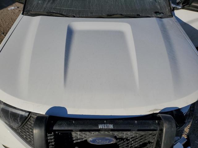 1FM5K8AB6MGC41505 - 2021 FORD EXPLORER POLICE INTERCEPTOR WHITE photo 12
