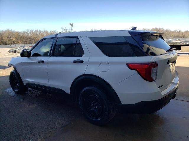 1FM5K8AB6MGC41505 - 2021 FORD EXPLORER POLICE INTERCEPTOR WHITE photo 2