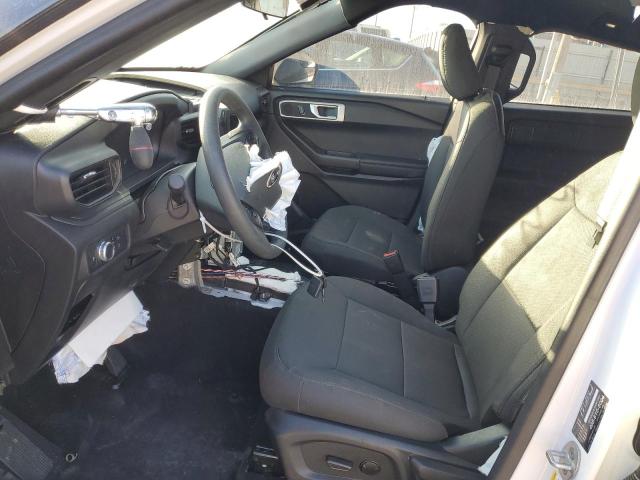 1FM5K8AB6MGC41505 - 2021 FORD EXPLORER POLICE INTERCEPTOR WHITE photo 7