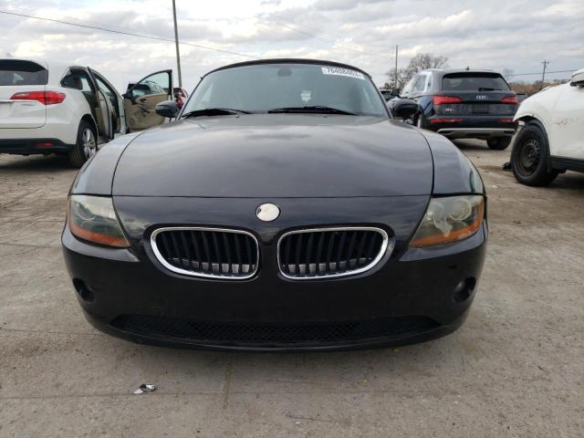 4USBT33423LS40213 - 2003 BMW Z4 2.5 BLACK photo 5