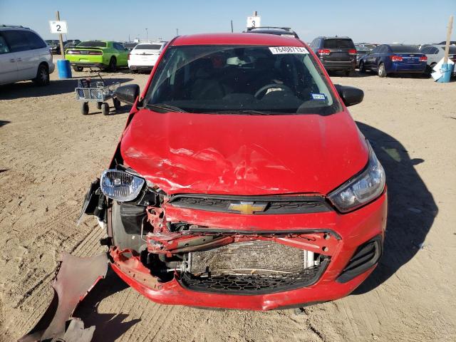 KL8CB6SA2JC483239 - 2018 CHEVROLET SPARK LS RED photo 5