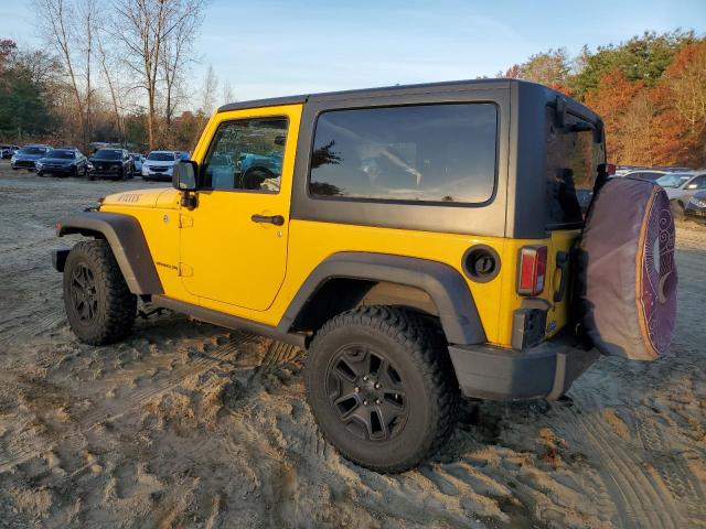 1C4AJWAG5FL619538 - 2015 JEEP WRANGLER SPORT YELLOW photo 2