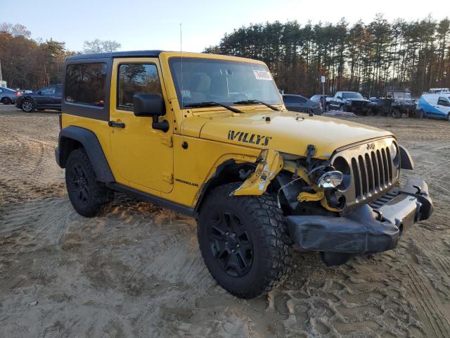 1C4AJWAG5FL619538 - 2015 JEEP WRANGLER SPORT YELLOW photo 4