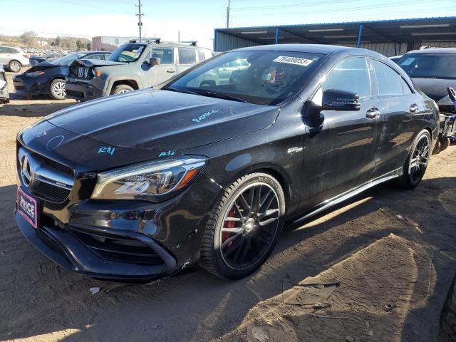 WDDSJ5CB7JN566165 - 2018 MERCEDES-BENZ CLA 45 AMG BLACK photo 1