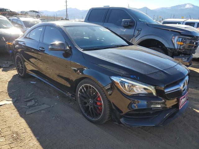 WDDSJ5CB7JN566165 - 2018 MERCEDES-BENZ CLA 45 AMG BLACK photo 4