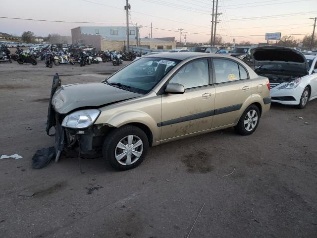 KNADE123X66041707 - 2006 KIA RIO GOLD photo 1