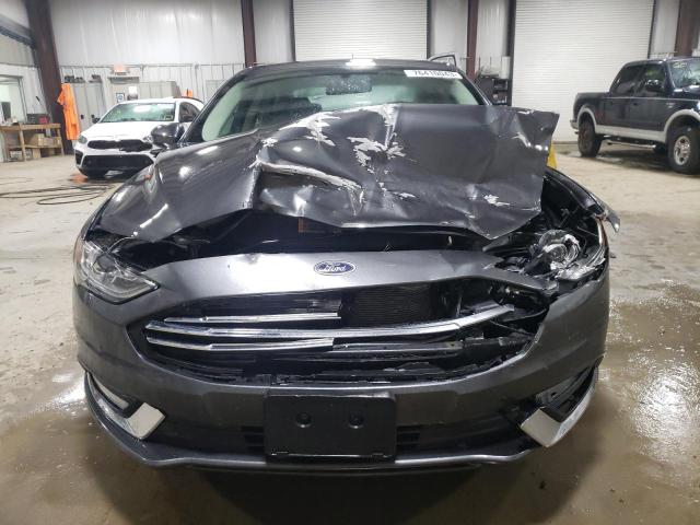 3FA6P0LU1JR179385 - 2018 FORD FUSION SE HYBRID GRAY photo 5