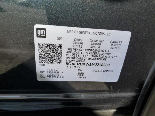 5GAERBKW1MJ218930 - 2021 BUICK ENCLAVE ESSENCE 石墨色 照片 14