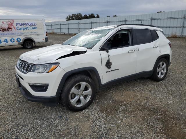 3C4NJCBB7JT377139 - 2018 JEEP COMPASS LATITUDE WHITE photo 1