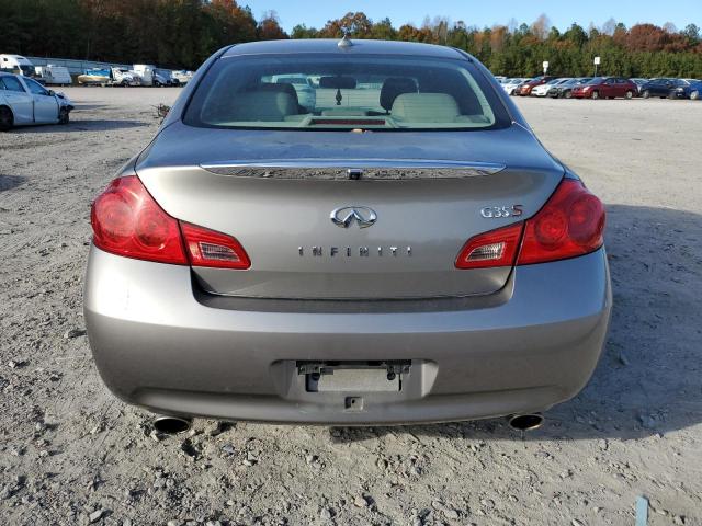 JNKBV61E98M224555 - 2008 INFINITI G35 GRAY photo 6