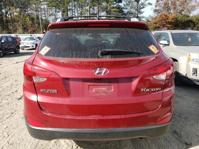 KM8JU3AC6BU242365 - 2011 HYUNDAI TUCSON GLS RED photo 6