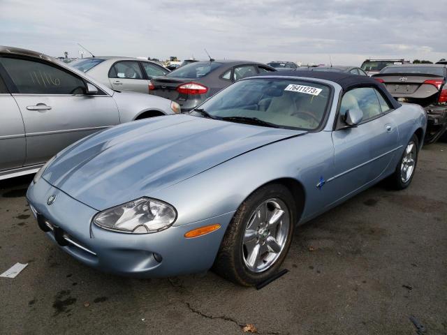 SAJGX2745VC005085 - 1997 JAGUAR XK8 BLUE photo 1