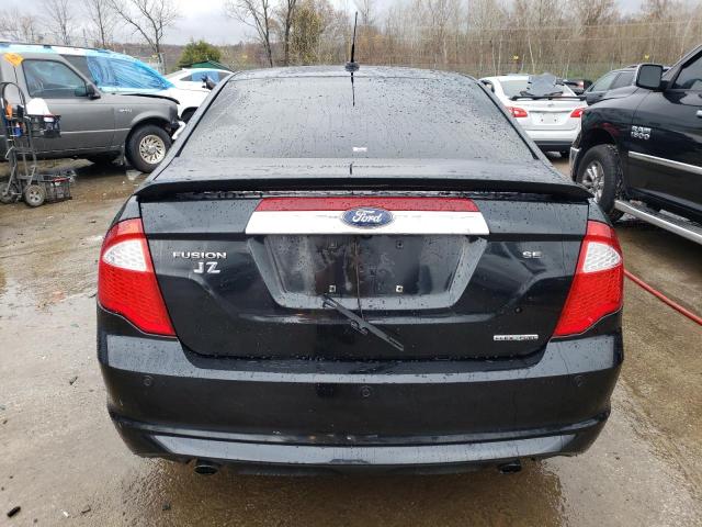 3FAHP0JG6CR361351 - 2012 FORD FUSION SEL BLACK photo 6