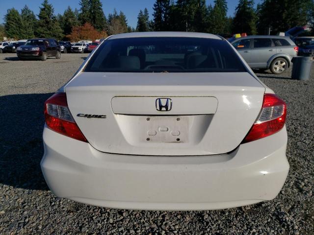 19XFB2F91CE337651 - 2012 HONDA CIVIC EXL WHITE photo 6