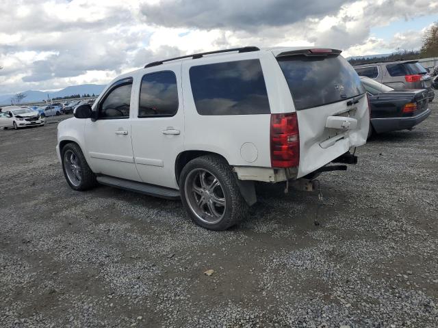 1GNFK13097J198563 - 2007 CHEVROLET TAHOE K1500 WHITE photo 2