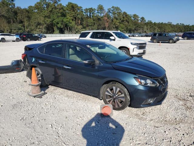 3N1AB7AP9GY225569 - 2016 NISSAN SENTRA S BLUE photo 4