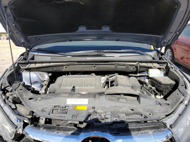 5TDJKRFH2GS314434 - 2016 TOYOTA HIGHLANDER XLE 蓝色 照片 12