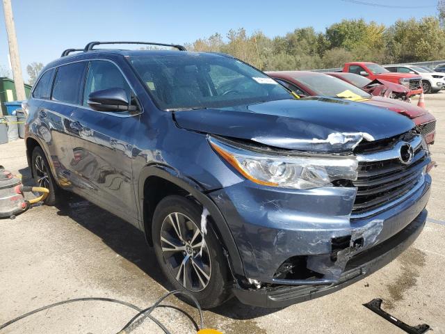 5TDJKRFH2GS314434 - 2016 TOYOTA HIGHLANDER XLE 蓝色 照片 4