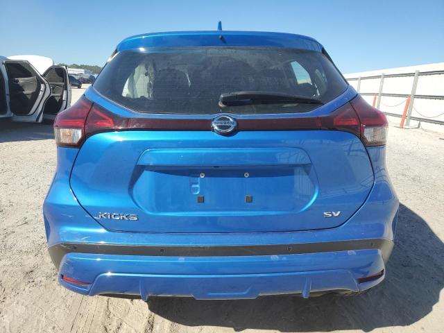 3N1CP5CV3ML524476 - 2021 NISSAN KICKS SV BLUE photo 6